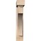 Ekena Millwork Westlake Block Smooth Bracket w/ Offset Brace, Douglas Fir, 5 1/2"W x 26"D x 30"H BKT0604X26X30WTL05SDF - alternate 2